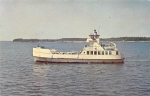 Swans Island Ferry Ferry Boats Ship Unused 