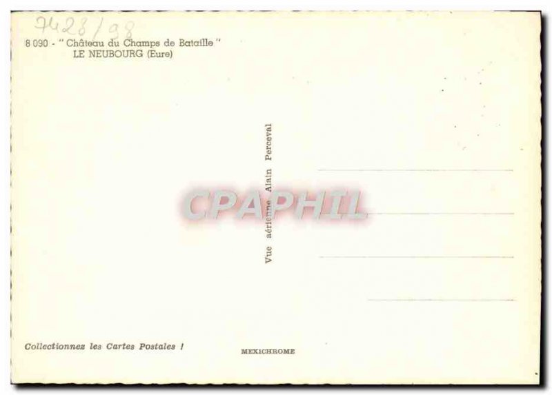 Modern Postcard Chateau Du Battlefields Neubourg