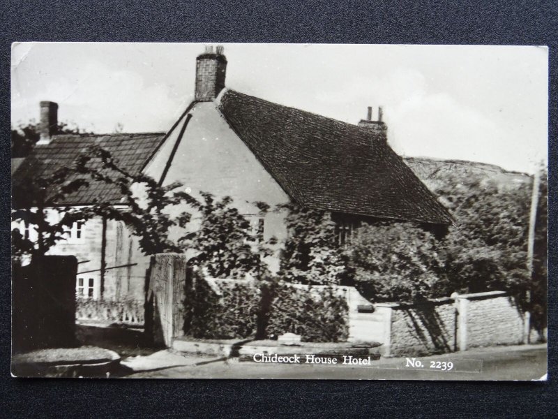 Dorset CHIDEOCK House Hotel - Old RP Postcard by Fitzwilliams