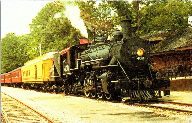 Postcard~Texas State Railroad~Steam Locomotive~Palestine, Texas~Vintage~A43 
