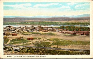 Postcard Pueblo of Santo Domingo, New Mexico~1805
