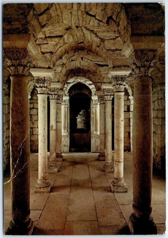 Postcard - Saint-Valérien Crypt, Saint-Philibert Church - Tournus, France