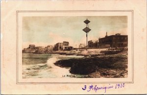 Egypt Alexandria The Mex Port Vintage RPPC C102