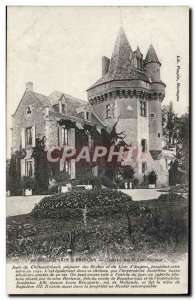 Old Postcard Saint Germain Princay the Chateau of Roche Baritaut