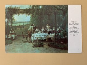 Toast Heir Presumptive Haussner's Baltimore MD Art Chrome Postcard C1142...