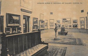 Interior Alfred O. Deshong Art Gallery Chester, Pennsylvania PA s 