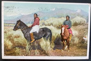 1910 Chicago IL USA Picture Postcard Cover Native Americana Indian Navaho Land