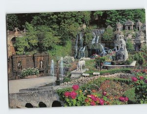 Postcard Theatre of the Little Rome Villa d'Este Tivoli Italy