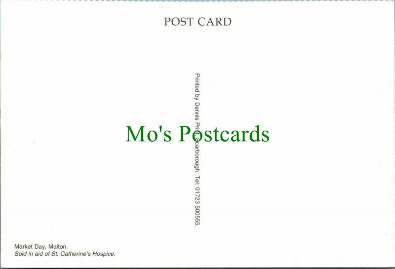 Yorkshire Postcard - Market Day, Malton   RR8768