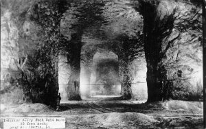 New Iberia Louisiana Avery Rock Salt Mine Interior Real Photo Postcard AA110290