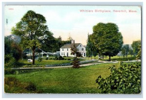 C. 1910 Whittiers Birthplace, Haverhill, Mass. Postcard F144E
