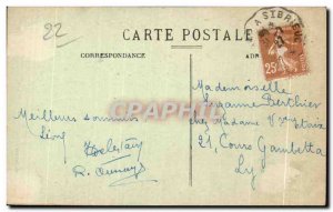 Foot Old Postcard Perros Guirec The Rocks