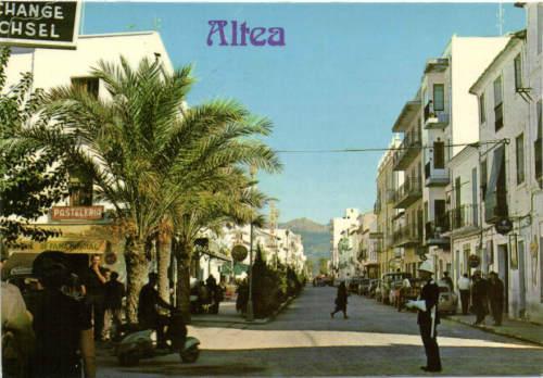 spain, ALTEA, Calle del Conde de Altea, Police, Scooter