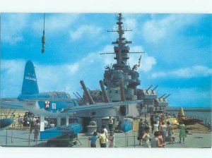 Pre-1980 military USS ALABAMA NAVY BATTLESHIP BOAT Mobile Alabama AL AF4047@