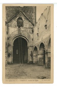 Military - WWI, Sommesous, France. Church Interior