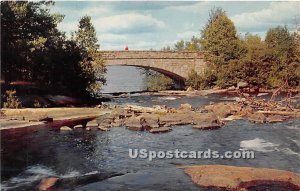 Stone Bridge, Bog River Falls - Tupper Lake, New York