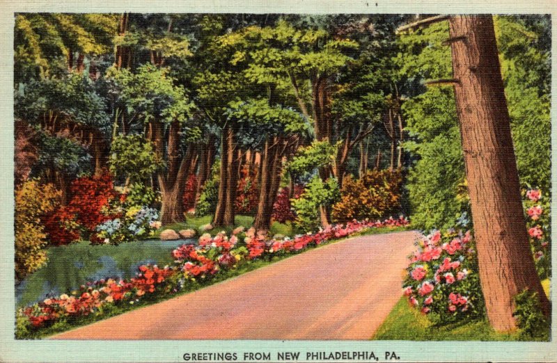 Pennsylvania Greetings From New Philadelphia 1943