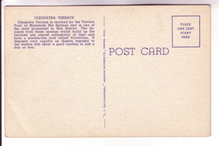 Cleopatra Terrace, Yellowstone National Park