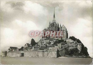 Modern Postcard Abbey of Mont Saint Michel is General Front View