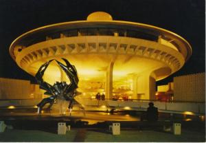 H.R. MacMillan Planetarium Crab Sculpture Fountain,  Vancouver BC Postcard