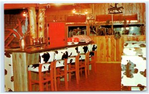 RAPID CITY, SD South Dakota ~ Roadside RED BARN Restaurant c1950s Postcard