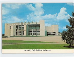 Postcard Assembly Hall, Indiana University, Bloomington, Indiana