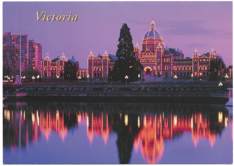 Canada, Victoria, British Columbia.  Legislative Bldgs, Inner Harbour.   Unused