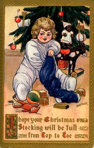 Greeting - Christmas.  Artist: Marion Miller