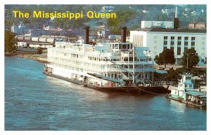 Postcard BOAT SCENE Burlington Iowa IA AQ2996