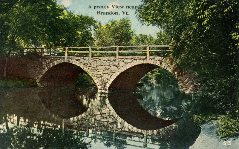 VT - Brandon. Stone Arch Bridge