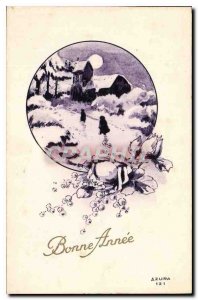 Postcard Old Bonne Annee