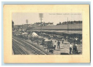 1880's Old French Market New Orleans Jersey Coffee Victorian Trade Card F43