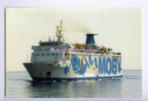 SIM0127 - Italian Ferry - Moby Vincent , built 1974 ex St Brendan - postcard