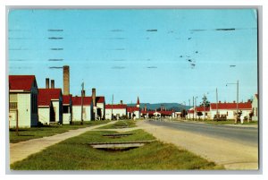 1958 Street Scene Camp McCoy Wis. Wisconsin Vintage Standard View Postcard 