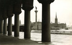 Sweden -   Stockholm.    Engebrekt Monument near City Hall   RPPC