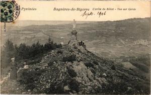 CPA BAGNERES-de-BIGORRE - L'arete du Bedat Vue sur Gerde (281644)