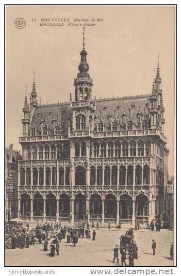 Exterior View Maison du Roi, King's House, Bruxelles, Belgium 1900-10s