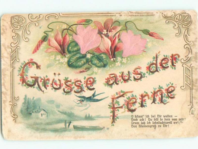 Divided-Back BEAUTIFUL FLOWERS SCENE Great Postcard AA2951