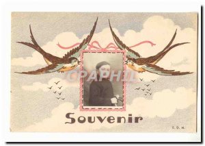 Old Postcard Remembrance (child swallows)