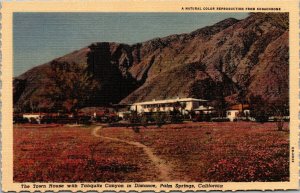 Vtg Town House Tanquitz Canyon Palm Springs California CA Postcard