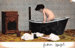 Bathtub Writing on back 