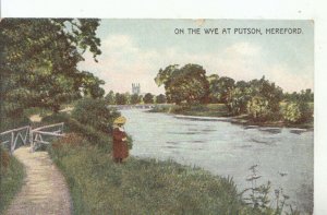 Herefordshire Postcard - On The Wye at Putson, Hereford - Ref 10933A