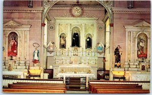 Postcard - Altar, San Felipe De Neri Church, Old Albuquerque, New Mexico 