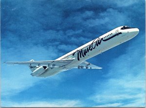 Corporate Signature Of Muse Air Postcard Continental View Card Airplane