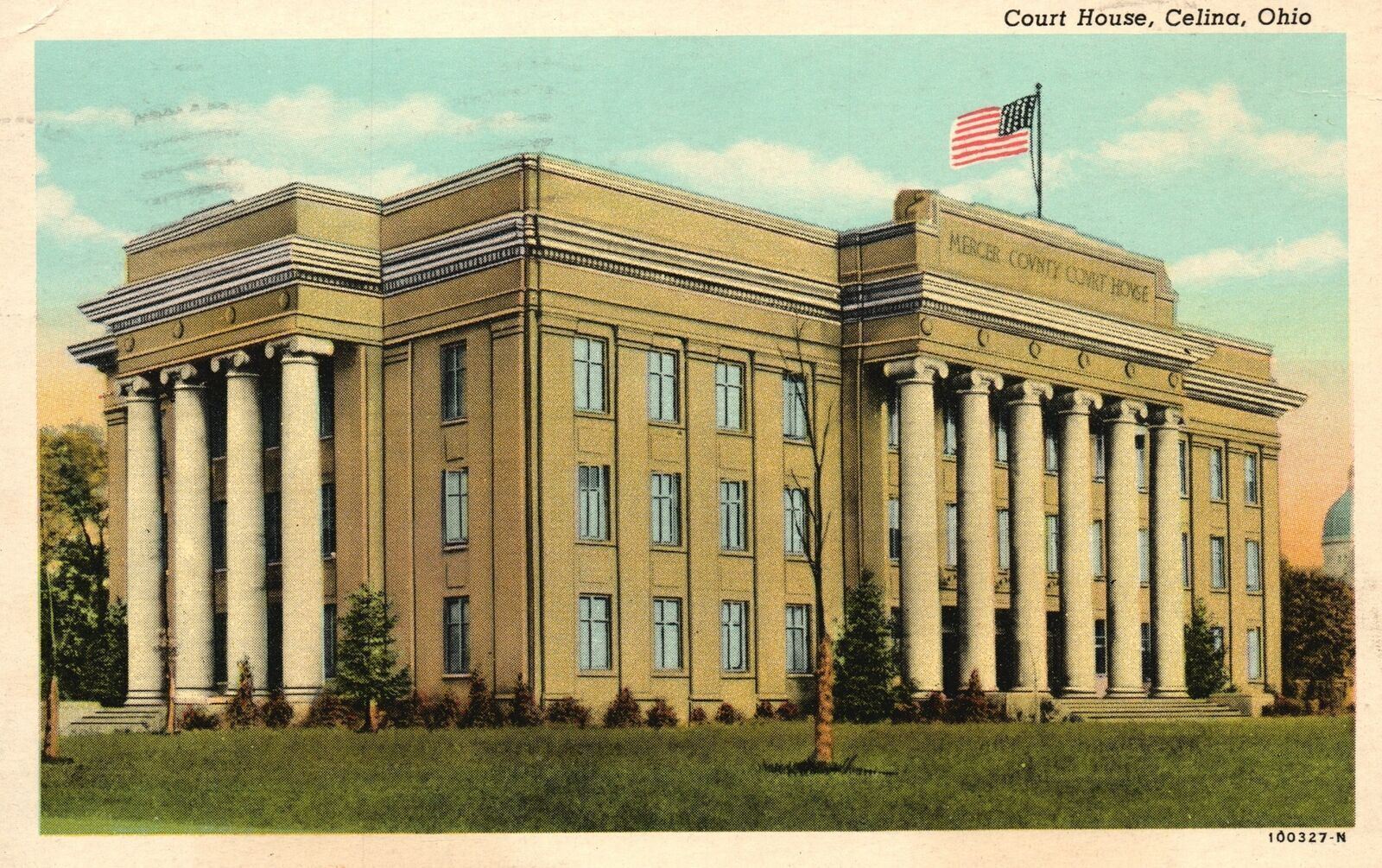 Vintage Postcard 1963 Municipal Court House Legal Services Building