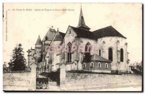 Old Postcard Camp de Mailly Church Trouan the Great (12th)