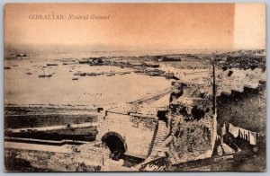 GIBRALTAR c1910 Postcard Neutral Ground