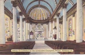 Interior Cathedral Of The Immaculate Conception Mobile Alabama