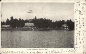 Hartland Maine ME Castle Harmony c1900s-20s Postcard