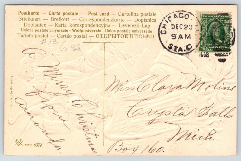 PFB Christmas~Angel Plays Bass Violin~Other Sings~Silver Holly Mistletoe~#6372